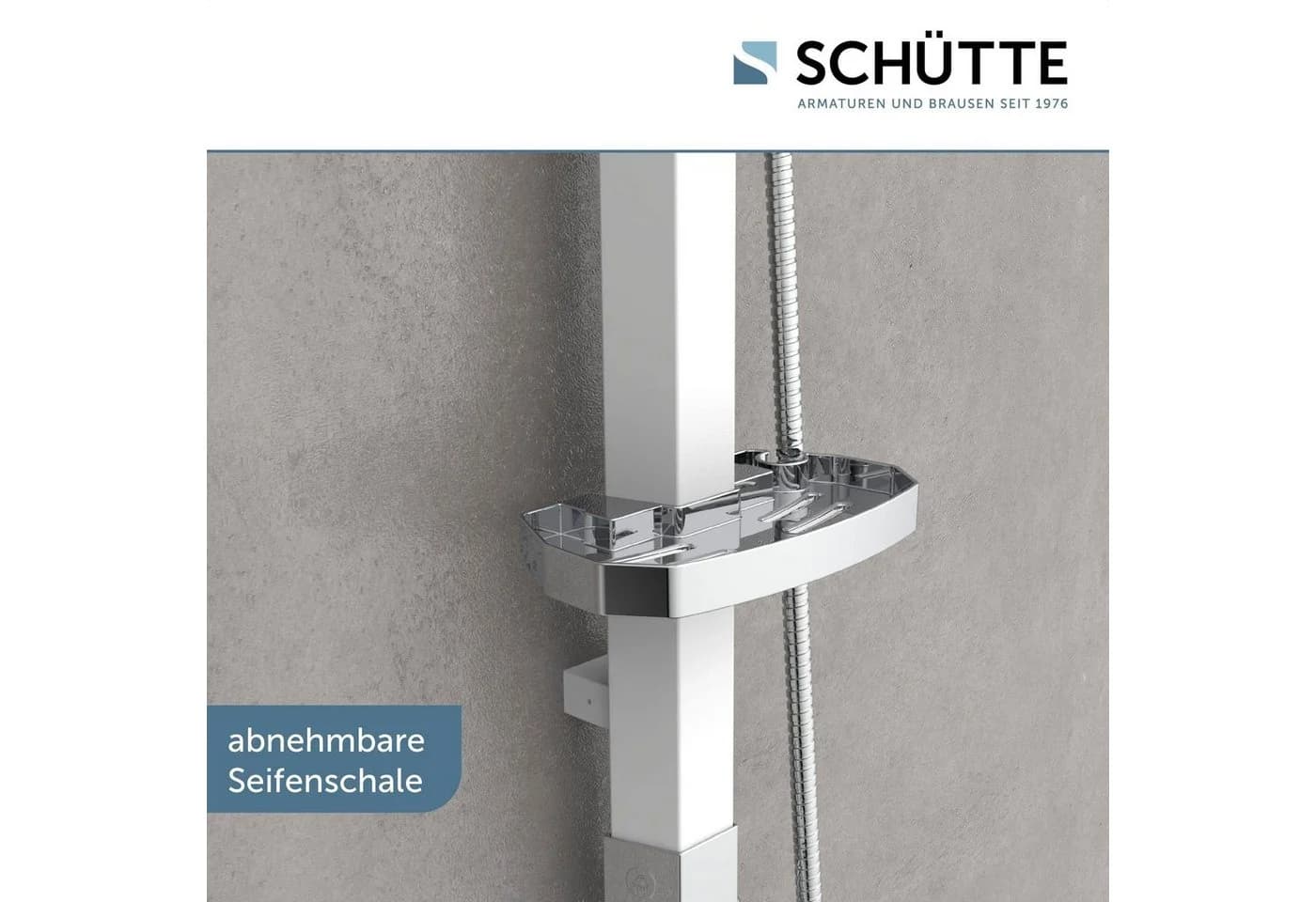 SCHÜTTE Brausegarnitur MADAGASKAR Weiß 2-in-1 Duschsystem - Bild 5