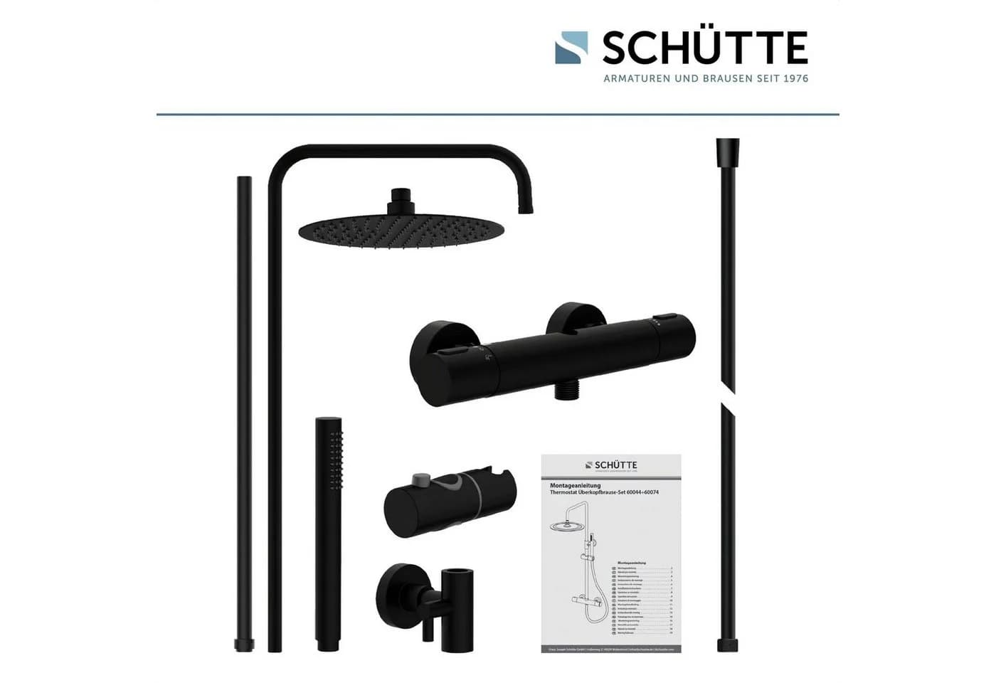 Schütte Brausegarnitur AQUADUCT 120 cm Silber Edelstahl