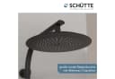 Schütte Duschsäule MADURA FRESH Schwarz matt höhenverstellbar Bild 5