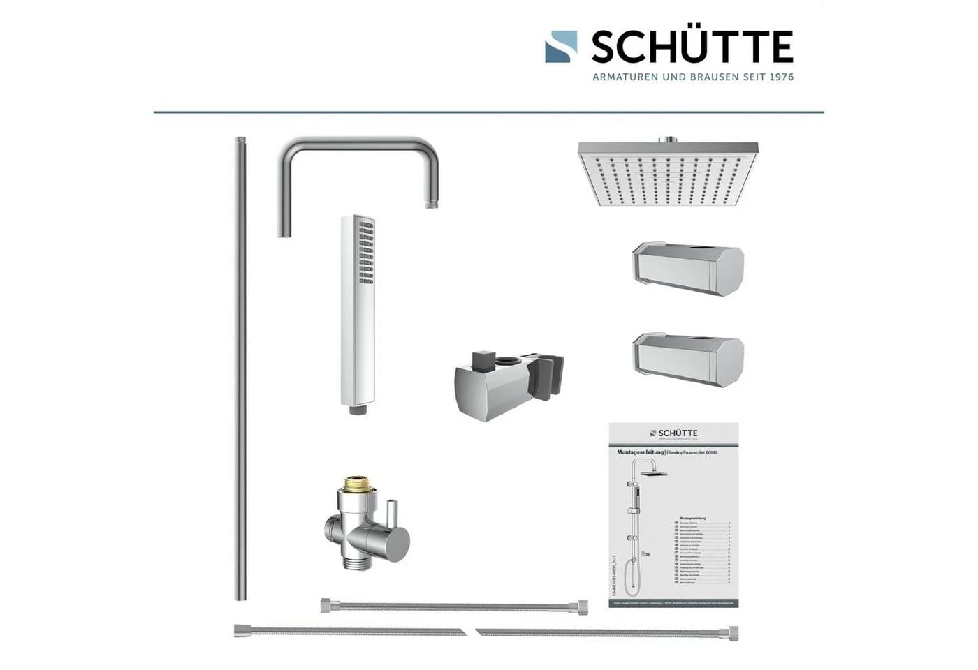 SCHÜTTE Brausegarnitur TOKYO Höhenverstellbar Chrom - Bild 5