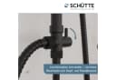 Brausegarnitur SCHÜTTE TOKYO Schwarz ABS-Kunststoff Bild 4