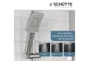 SCHÜTTE TRENTO Duschbrause Set mit Thermostatarmatur Grau Chrom Bild 5