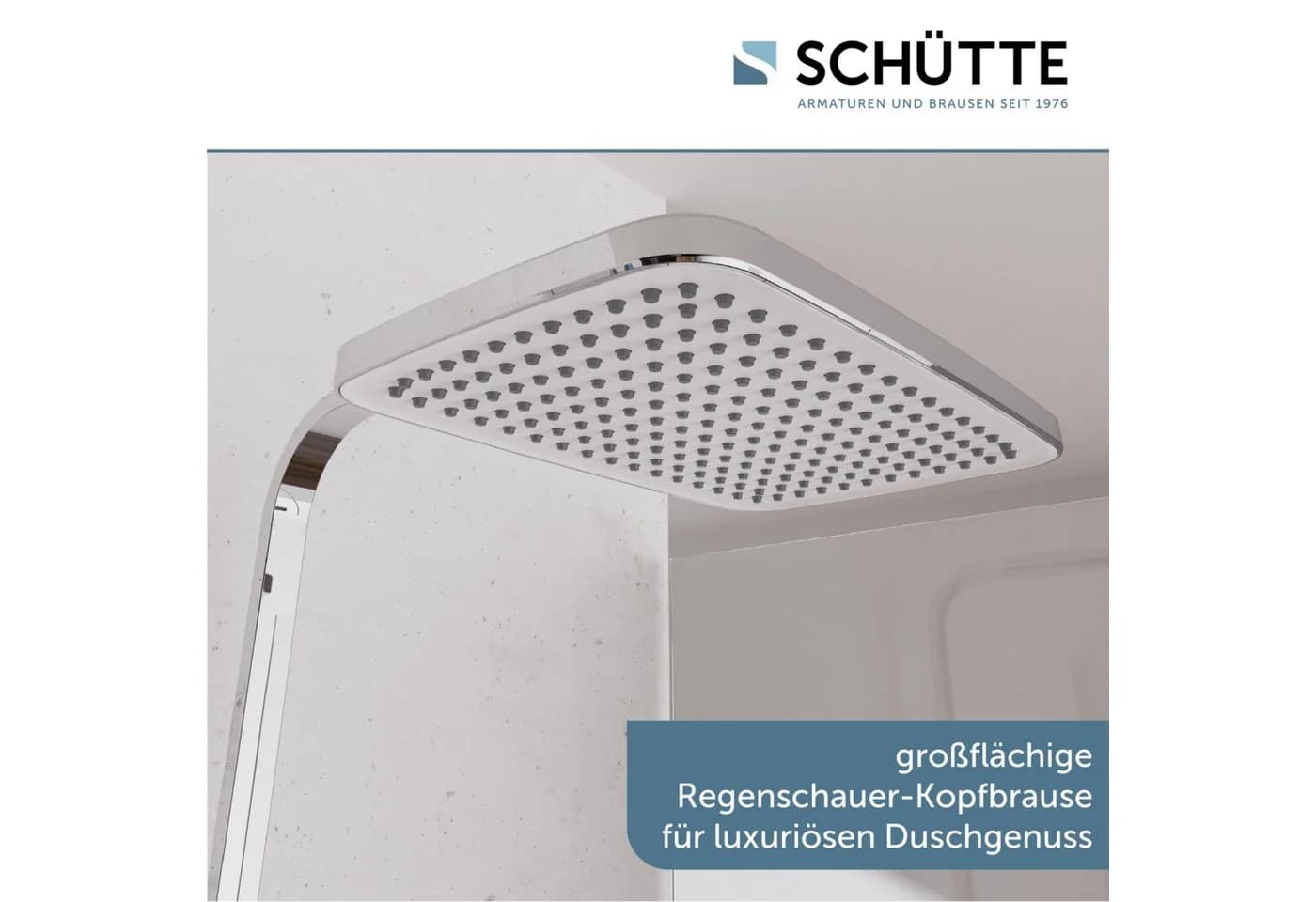 Schütte Brausegarnitur GRAN CANARIA Duschsystem Chrom mit Thermostat - Bild 3