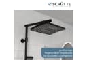 SCHÜTTE Duschbrause TRENTO Schwarz Matt mit Thermostatarmatur Bild 3