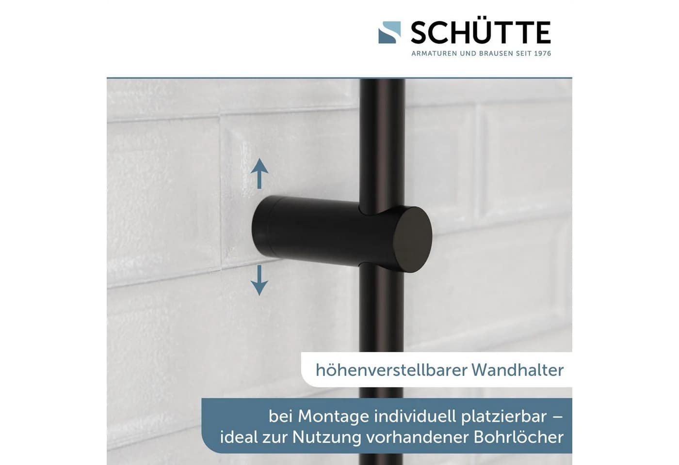 Schütte Duschbrause ADRIA Set mit Thermostatarmatur Silber - Bild 5