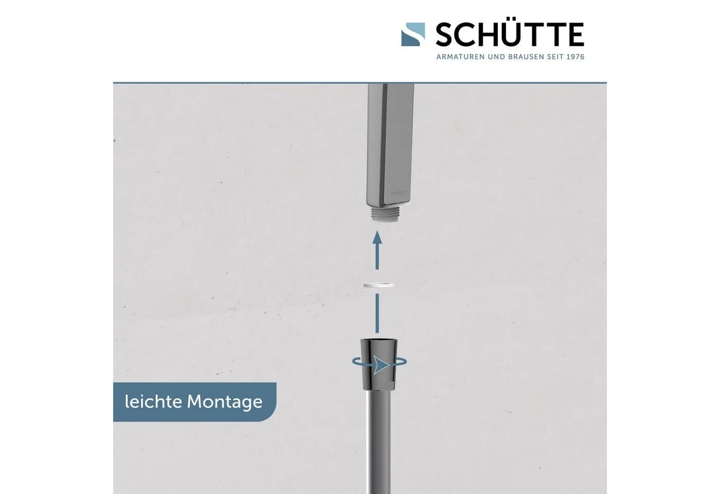 Schütte Handbrause HAWAII Graphit Matt 3-fach verstellbar - Bild 5
