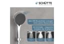 Schütte Handbrause CAPRI Duschbrause 3-fach verstellbar Chrom Antikalk Bild 1
