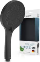 Schütte Handbrause CAPRI Schwarz Matt 3-fach verstellbar Antikalk Bild 2