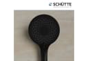 Schütte Handbrause CAPRI Schwarz Matt 3-fach verstellbar Antikalk Bild 5