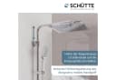 SCHÜTTE OCEAN Brausegarnitur Weiß Chromfarben Thermostat Bild 5