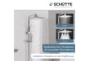 Schütte Duschsystem MADEIRA, Höhe 122,5 cm, Überkopfbrause-Set, Regendusche, Wellness, Komplett-Set Bild 3