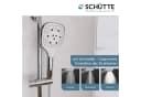 Schütte Duschsystem MADEIRA, Höhe 122,5 cm, Überkopfbrause-Set, Regendusche, Wellness, Komplett-Set Bild 4