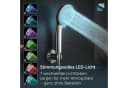 SCHÜTTE LED Handbrause Grau Chromfarben 3 Strahlarten Bild 1