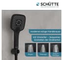 SCHÜTTE RAVENNA Handbrause schwarz matt 3-fach verstellbar Bild 3