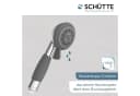 Schütte Handbrause VITAL mit 4 Strahlarten Chrom/Schwarz Bild 4