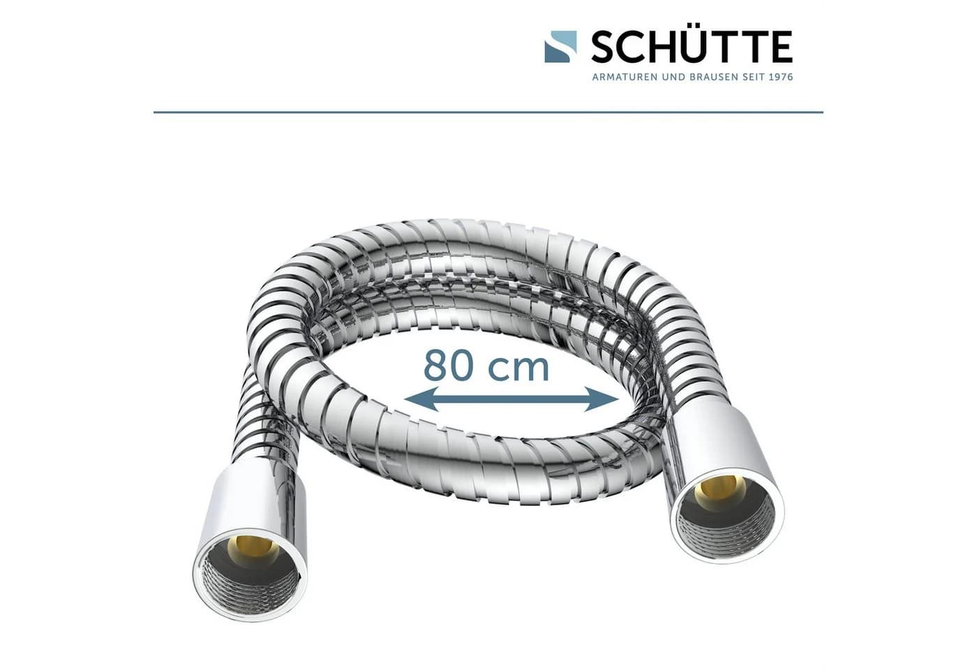 Schütte Brauseschlauch Edelstahl ½ Zoll Anschluss - Bild 3