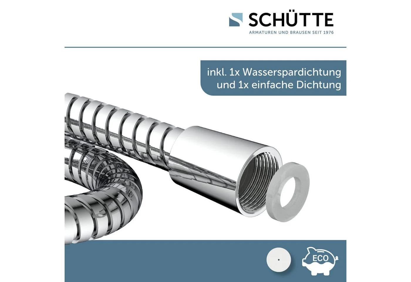 Schütte Brauseschlauch Edelstahl ½ Zoll Anschluss - Bild 5