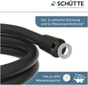 Schütte Brauseschwarz Matt 1/2 Zoll Anschluss Wasserspardichtung Bild 1