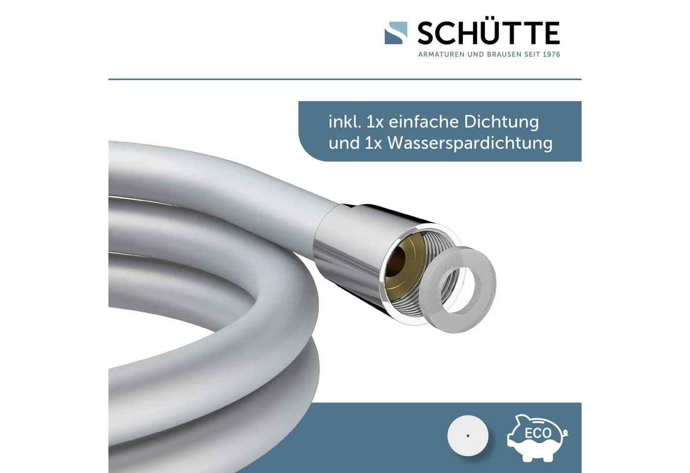 Schütte Brauseschlauch Kunststoff Grau - Bild 5