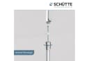 Schütte Stangenbrause-Set KARIBIK, Höhe 78,5 cm, 3 Strahlarten, höhenverstellbar, mit Antikalk-Beschichtung, wassersparend Bild 5