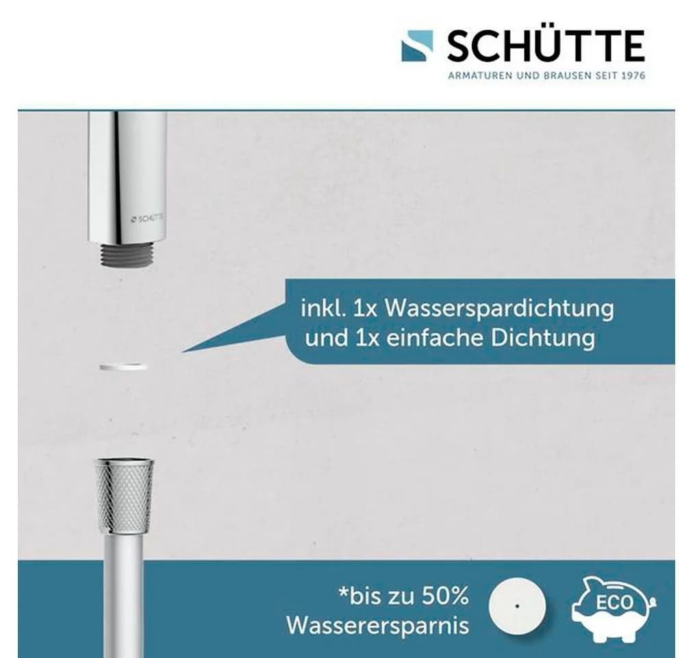 Stangenbrause-Set in Chrom und Weiß - Bild 5