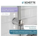 Schütte Stangenbrause-Set 70 cm 3 Strahlarten Komplett-Set Silber Bild 5