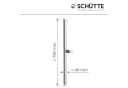 SCHÜTTE Duschstange KARIBIK Chrom Aluminium mit Brausehalter Bild 4