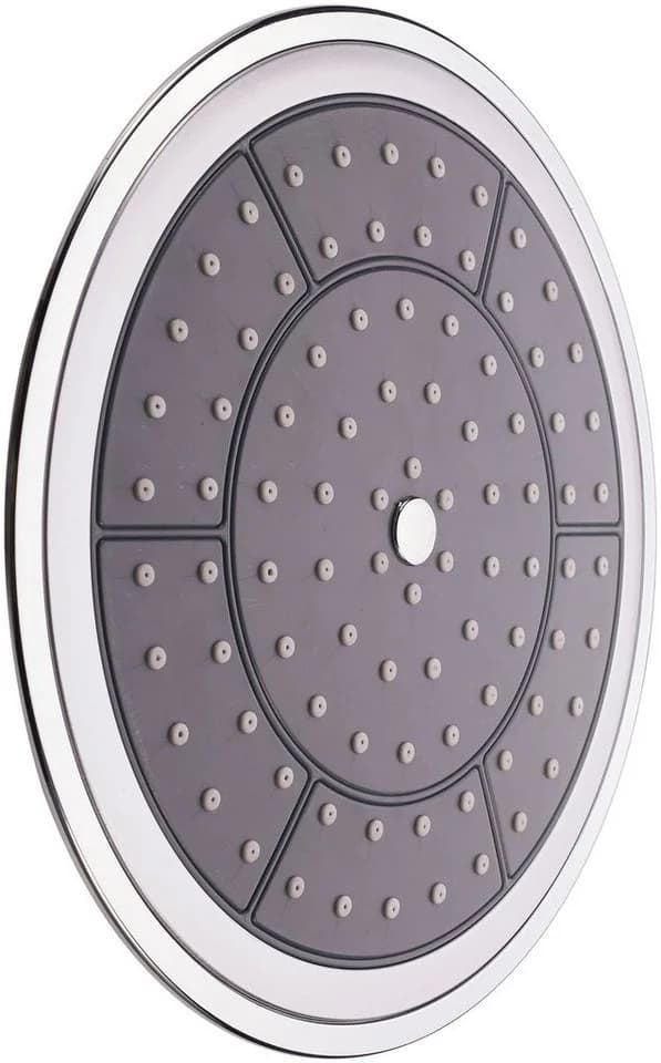 SCHÜTTE Auxerre Kopfbrause Grau Chrom 22cm Regendusche - Bild 2
