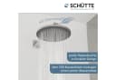 Kopfbrause SCHÜTTE CAPRI Regendusche Chrom Anthrazit Bild 3