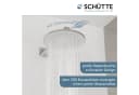 Schütte Kopfbrause CAPRI Regendusche Silber Samtstrahltechnologie Bild 3