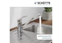SCHÜTTE GRANDE Spültischarmatur Chrom 360° schwenkbar Messing Bild 1
