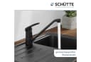 SCHÜTTE GRANDE Spültischarmatur Schwarz 360° Schwenkbar Bild 1