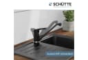 SCHÜTTE GRANDE Spültischarmatur Schwarz 360° Schwenkbar Bild 4