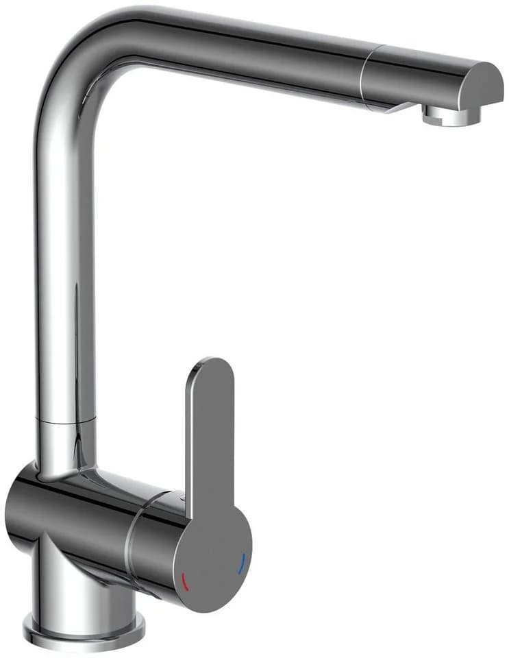 SCHÜTTE Rio Spültischarmatur Grau Chrom 360° schwenkbar - Bild 2