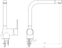 SCHÜTTE Rio Spültischarmatur Grau Chrom 360° schwenkbar Bild 5