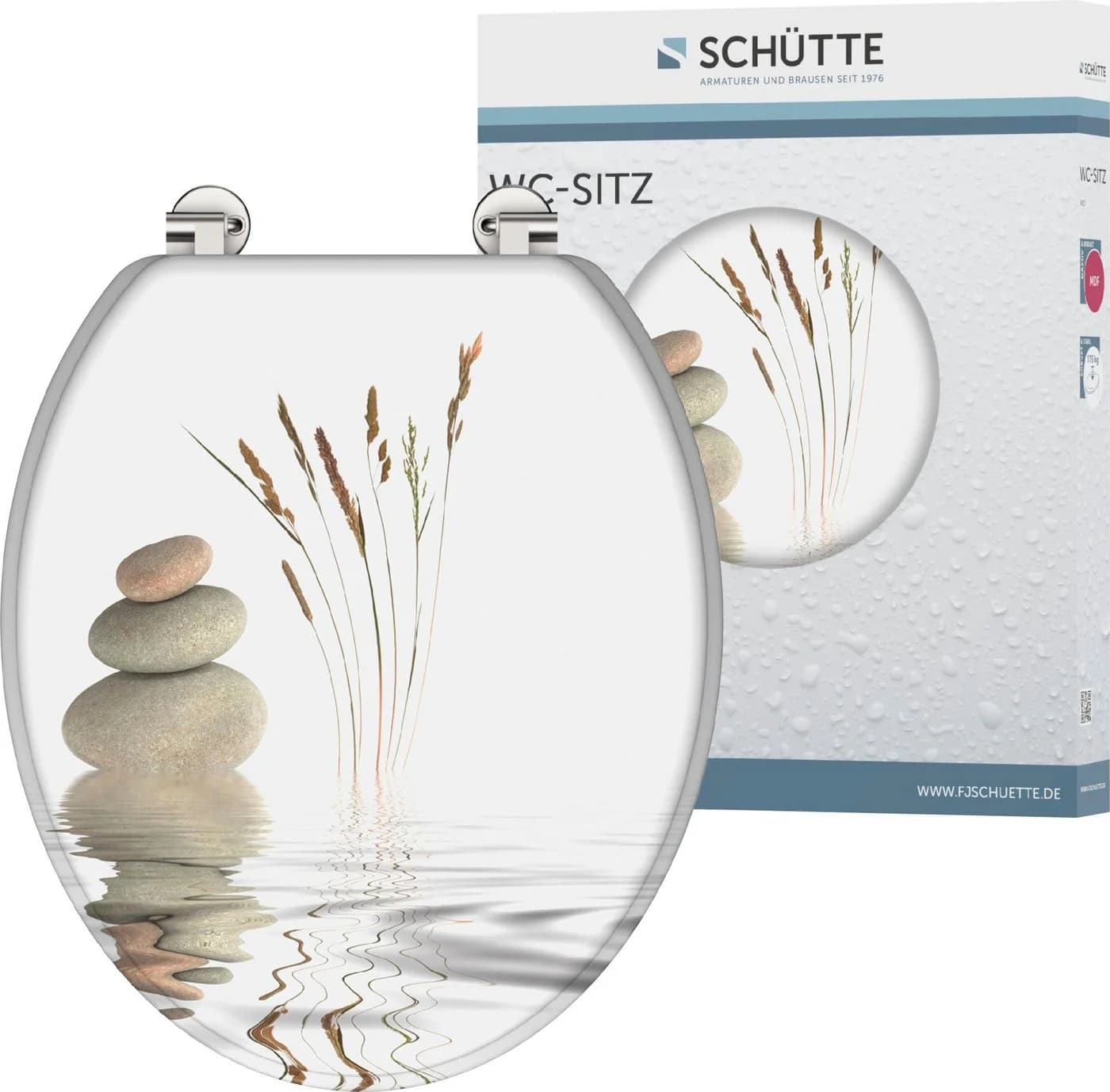 Schütte WC-Sitz Balance Bunt MDF mit Naturmotiv - Bild 2