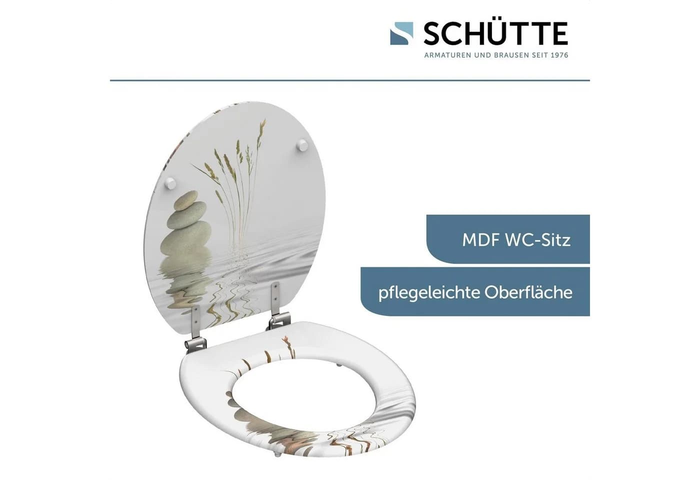 Schütte WC-Sitz Balance Bunt MDF mit Naturmotiv - Bild 4