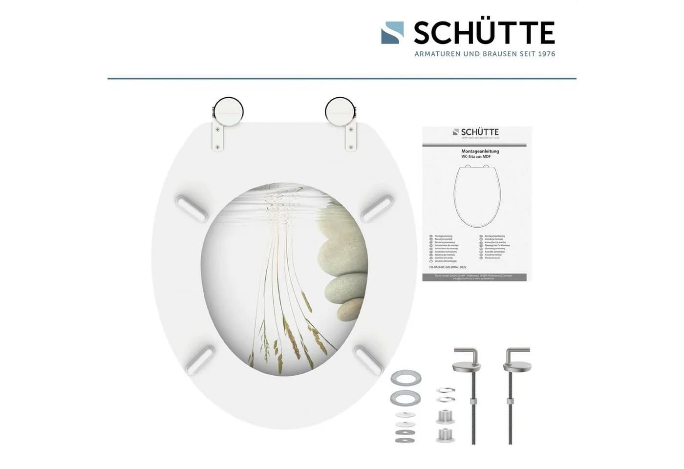 Schütte WC-Sitz Balance Bunt MDF mit Naturmotiv - Bild 5