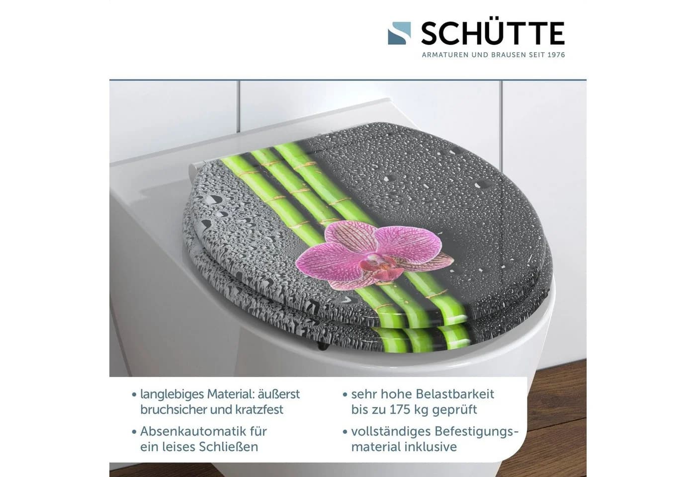 Schütte WC-Sitz Asia Bunt mit Absenkautomatik - Bild 2