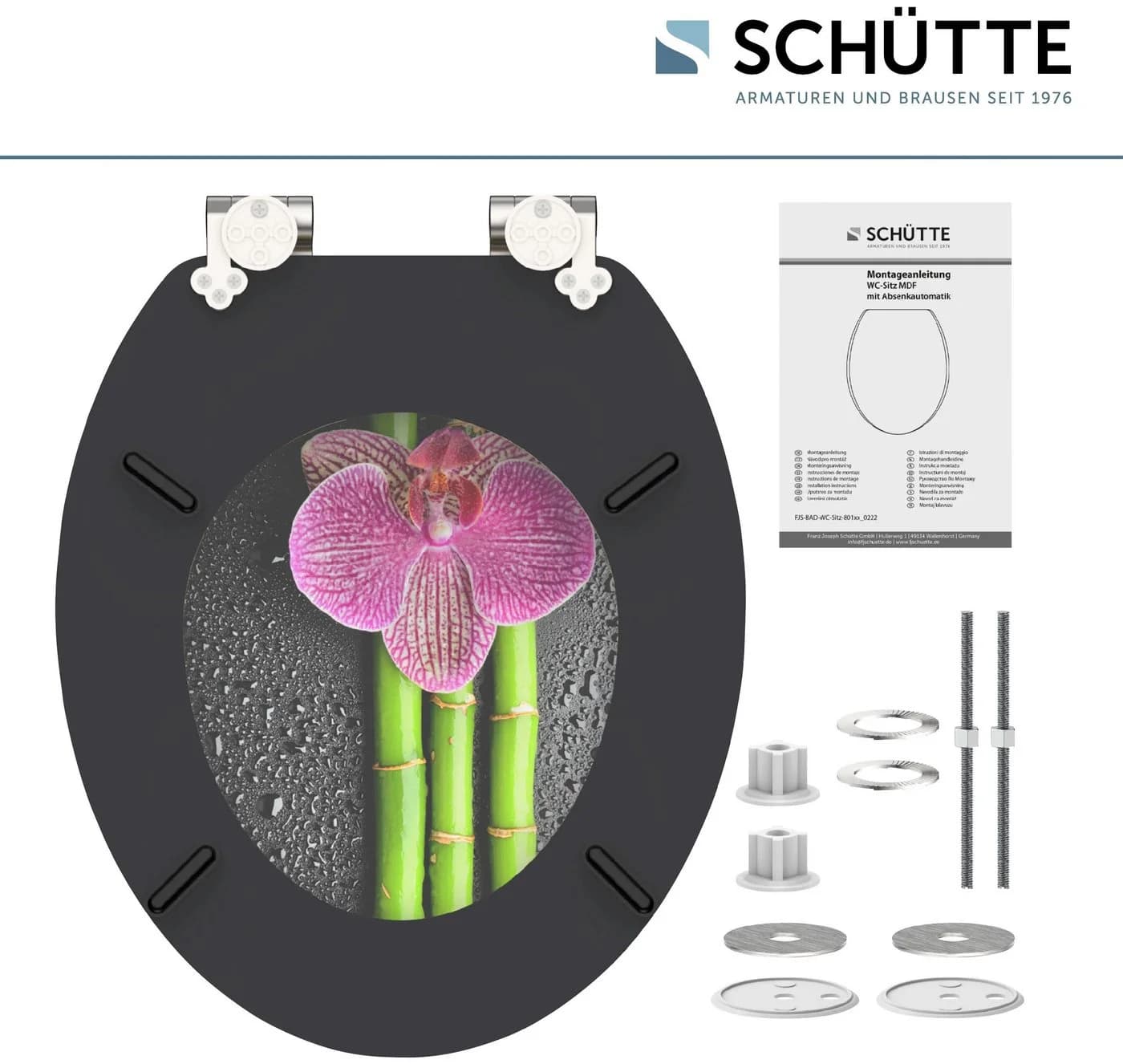 Schütte WC-Sitz Asia Bunt mit Absenkautomatik - Bild 5