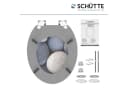 Schütte WC-Sitz GREY STONES Bunt mit Absenkautomatik Bild 5