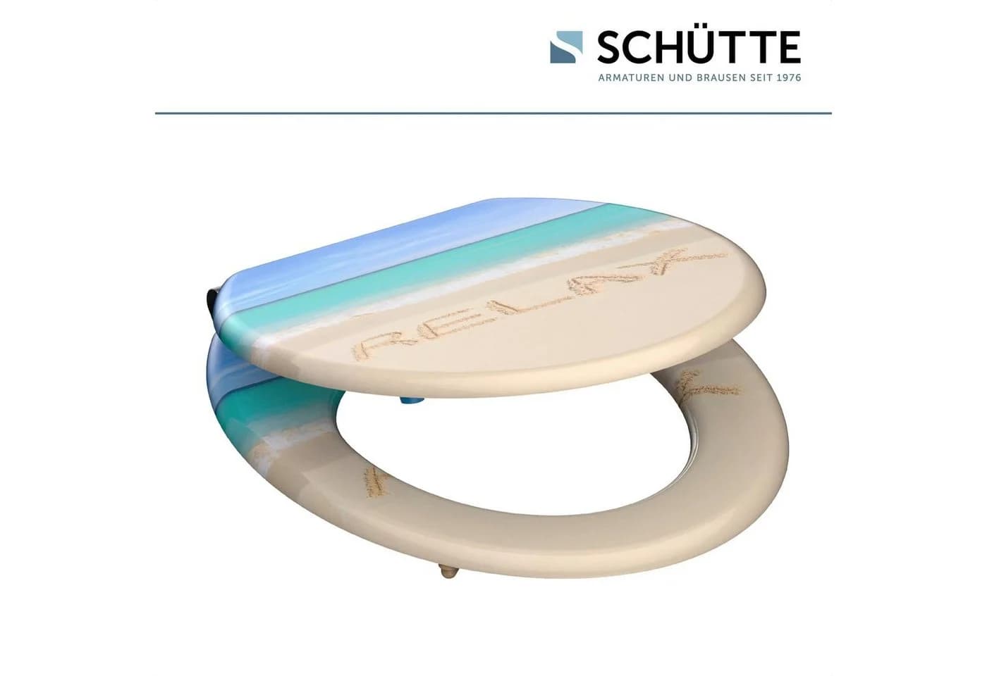 Schütte WC-Sitz Relax mit Absenkautomatik und Strandmotiv - Bild 4