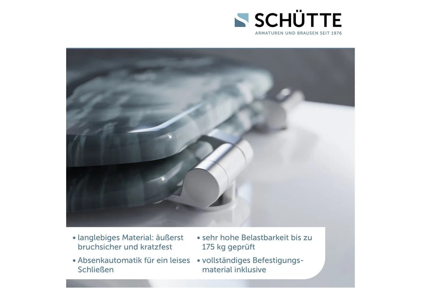Schütte WC-Sitz DEEP DIVE aus MDF mit Absenkautomatik