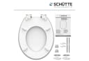Schütte WC-Sitz BLACK STONE Schwarz MDF High Gloss mit Absenkautomatik Bild 5