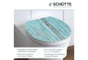 Schütte WC-Sitz Blue Wood Türkis/Holzfarben Hochglanz mit SoftClose Bild 4
