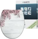 SCHÜTTE WC-Sitz Segeln Rosa Blumen Duroplast Absenkautomatik Bild 1