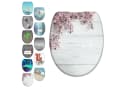 SCHÜTTE WC-Sitz Segeln Rosa Blumen Duroplast Absenkautomatik Bild 2