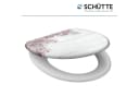 SCHÜTTE WC-Sitz Segeln Rosa Blumen Duroplast Absenkautomatik Bild 3
