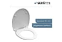 SCHÜTTE WC-Sitz Segeln Rosa Blumen Duroplast Absenkautomatik Bild 4