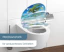 Schütte WC-Sitz CARRIBEAN Duroplast mit Absenkautomatik und Schnellverschluss Bild 2